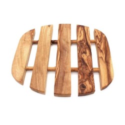 Mini dessous de plat en bois d olivier