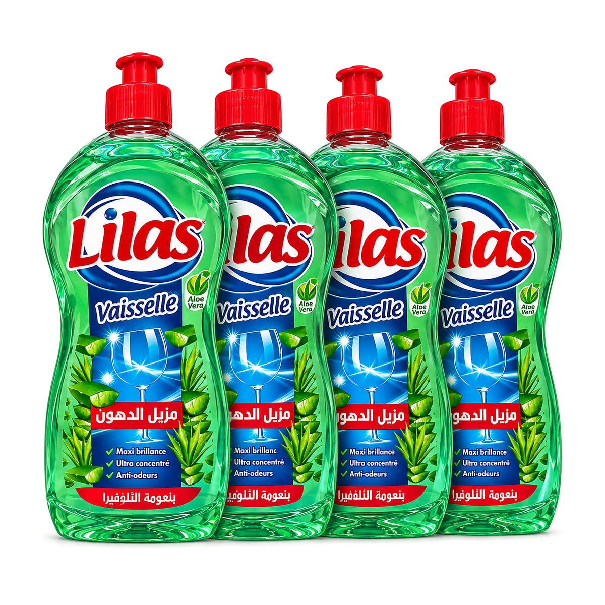 Liquide Vaisselle Lilas x4